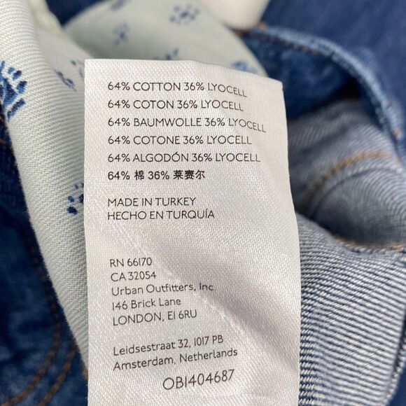 Anthropologie | Pilcro Flare Button Front High -Rise Wide Leg Flare Jeans The Up - Picture 15 of 16